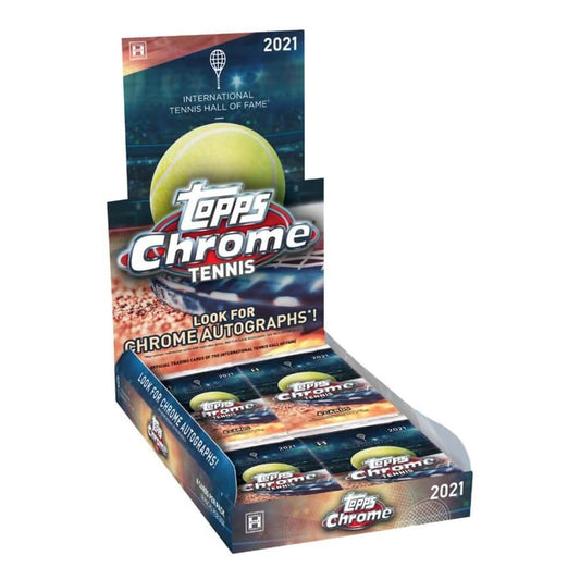 2021 Topps Chrome Tennis – Hobby Box [Factory Sealed]
